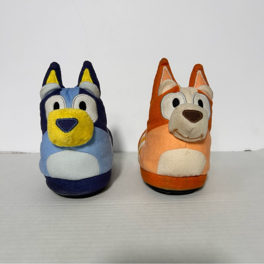 Blue and Orange Cartoon Character Slippers for toddler